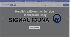 Desktop Screenshot of finanzprofis-haag.de