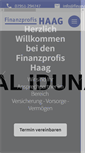 Mobile Screenshot of finanzprofis-haag.de